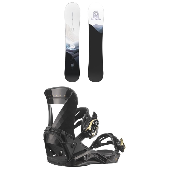 Salomon - Bellevue Snowboard + Mirage Snowboard Bindings - Women'sn2025