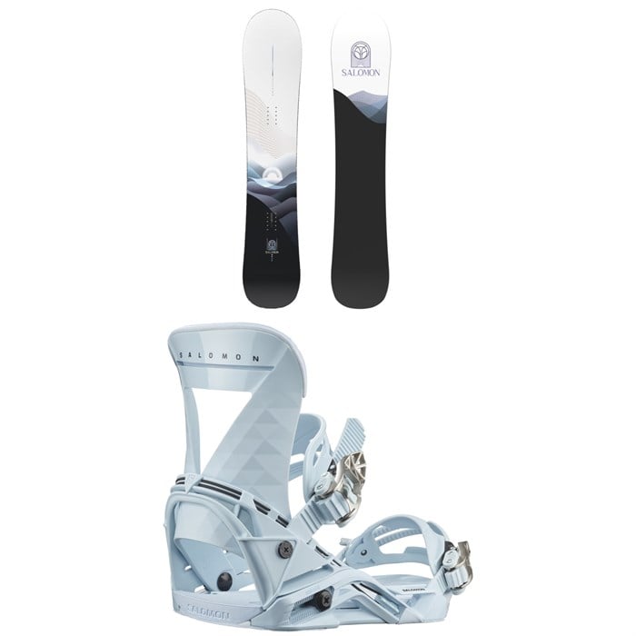 Salomon - Salomon Bellevue Snowboard + Mirage Snowboard Bindings - Women'sn2025