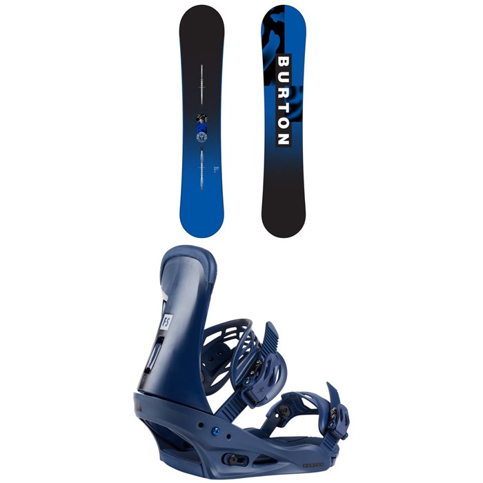 Burton - Burton Ripcord Snowboard + Freestyle Snowboard Bindings 2025