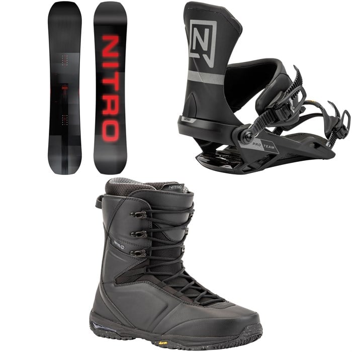 Nitro - Team Pro Snowboard + Team Pro Snowboard Bindings + Team Lace Snowboard Boots 2025