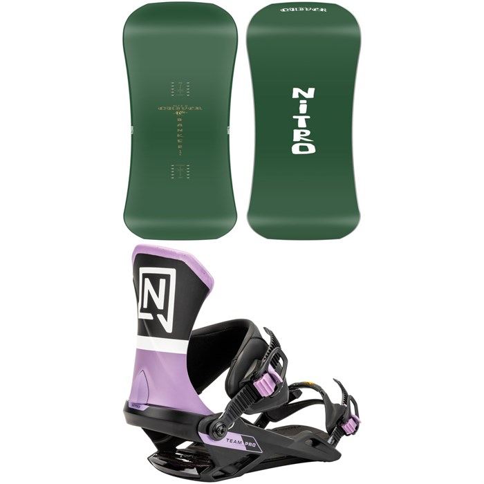 Nitro - Banker Snowboard + Team Pro Snowboard Bindings 2025