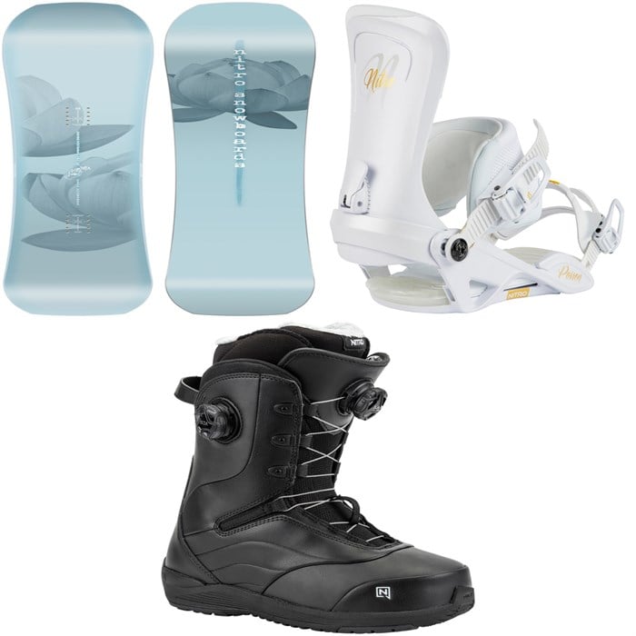 Nitro - Karma Snowboard + Poison Snowboard Bindings + Crown Boa Snowboard Boots - Women's 2025