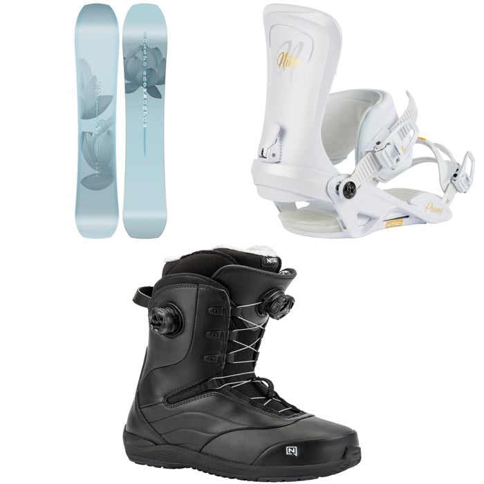 Nitro - Karma Snowboard + Poison Snowboard Bindings + Crown Boa Snowboard Boots - Women's 2025