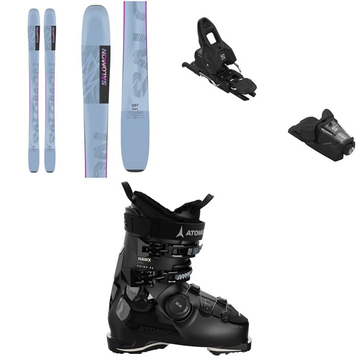 Salomon - QST Lux 92 Skis - Women's + Salomon Stage 10 GW Ski Bindings + Atomic Hawx Prime 85 BOA W GW Ski Boots - Women's 2025