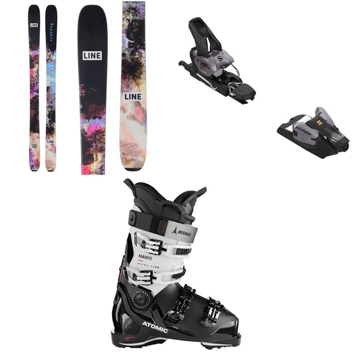 Line Skis - Pandora 99 Skis + Salomon Strive 12 GW Ski Bindings + Atomic Hawx Ultra 110 S GW Ski Boots 2025