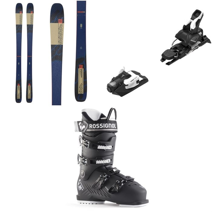 K2 - Mindbender 90 C Skis + Atomic Strive 12 GW Ski Bindings + Rossignol Hi-Speed 80 HV Ski Boots