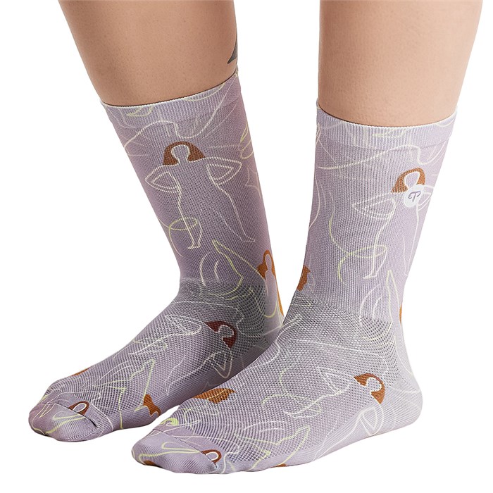 Peppermint Cycling Co. - Peppermint Cycling Co. Signature Printed Bike Socks - Women's