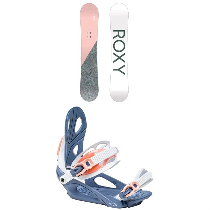 Roxy - Dawn Snowboard + Viva Snowboard Bindings - Women's 2025