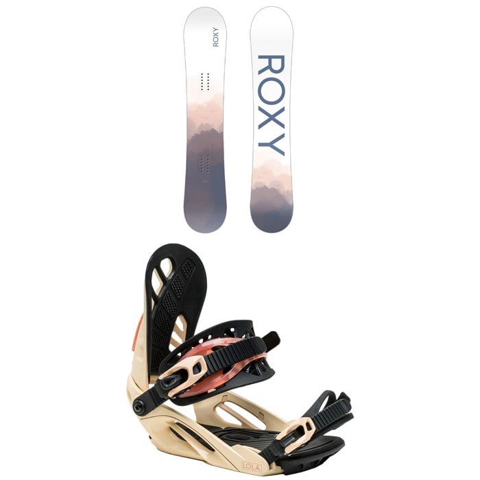 Roxy - Raina C2 Snowboard + Lola Snowboard Bindings - Women's 2025