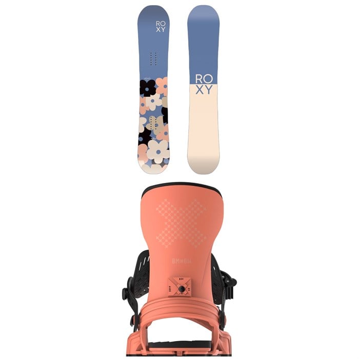 Roxy - Roxy XOXO C2 Snowboard + Bent Metal Stylist Snowboard Bindings - Women's 2025