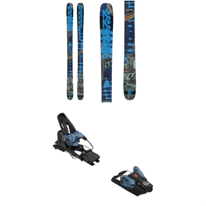 K2 - Reckoner 102 Skis 2024 + Salomon Strive 14 GW Ski Bindings