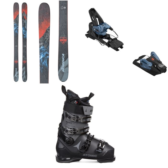 Nordica - Enforcer 100 Skis + Salomon Strive 14 GW Ski Bindings + Atomic Hawx Prime 110 S GW Ski Boots