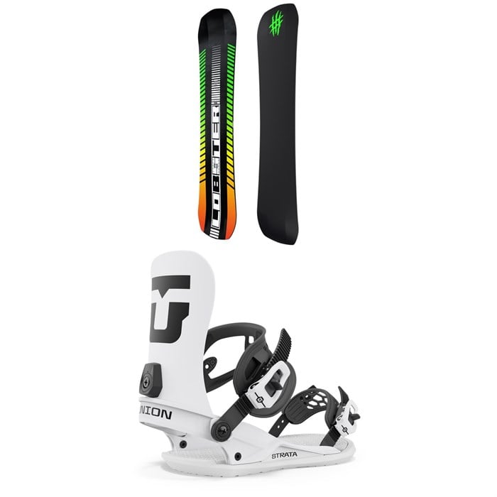 Lobster - Sender Snowboard + Union Strata Snowboard Bindings 2024