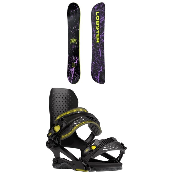 Lobster - Airmaster Snowboard + Halldor Pro Snowboard Bindings 2024