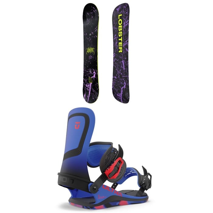 Lobster - Airmaster Snowboard + Union Ultra Snowboard Bindings 2024