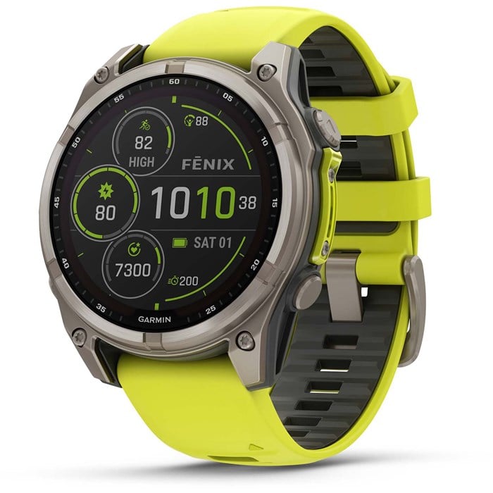Garmin - Garmin fenix 8 - Sapphire Solar Smartwatch