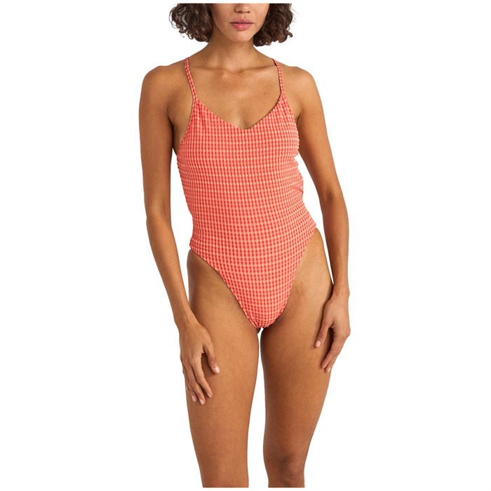 Rhythm - Lola Check Cross Back Once Piece - Women's