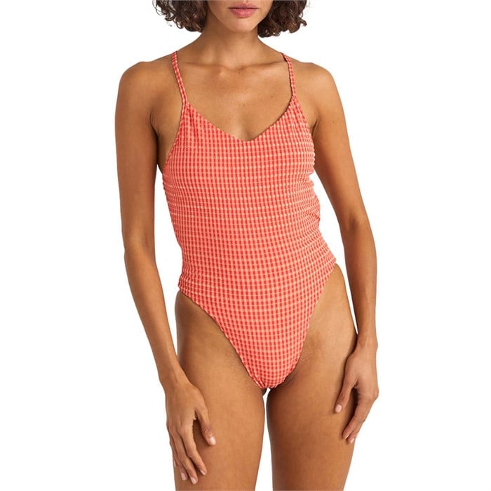 Rhythm - Lola Check Cross Back Once Piece - Women's