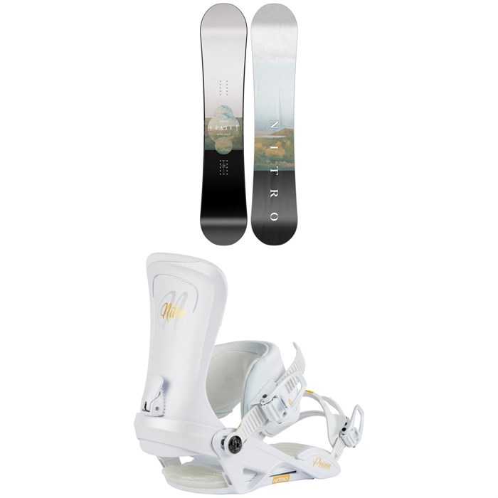 Nitro - Fate Snowboard + Poison Snowboard Bindings - Women's 2025