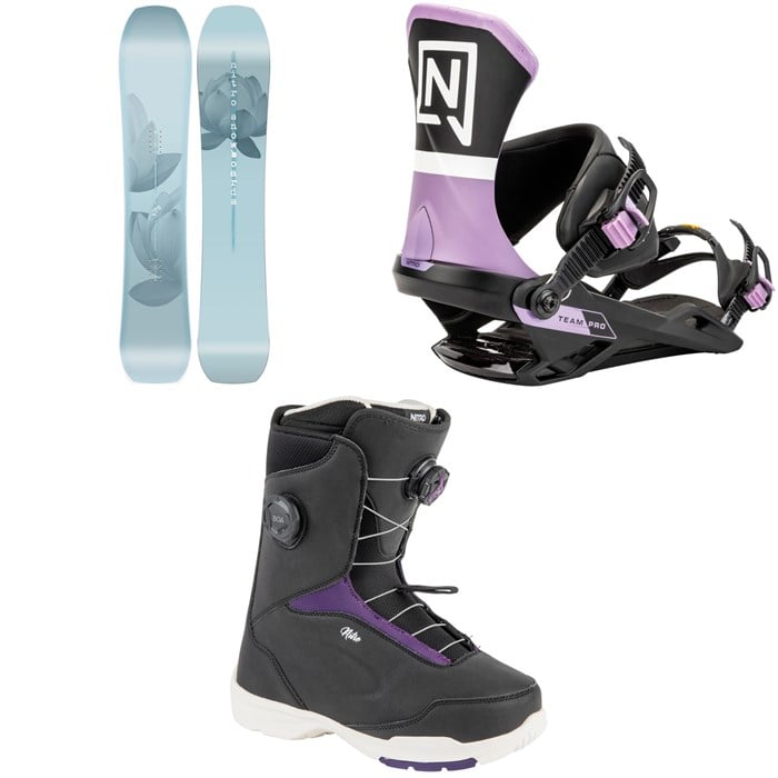 Nitro - Karma Snowboard + Team Pro Snowboard Bindings + Scala Boa Snowboard Boots - Women's 2025