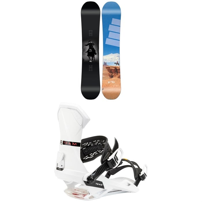 Nitro - T1 Snowboard + Team Snowboard Bindings 2025