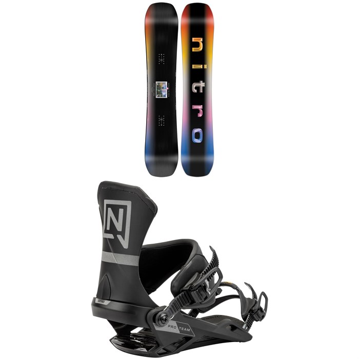 Nitro - Optisym Snowboard + Team Pro Snowboard Bindings 2025