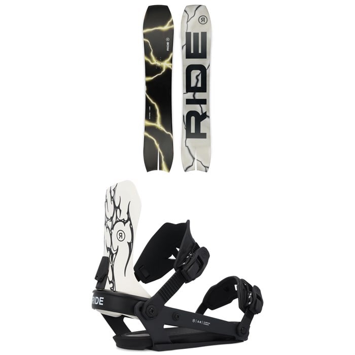 Ride - MTNpig Snowboard + A-8 Snowboard Bindings 2025