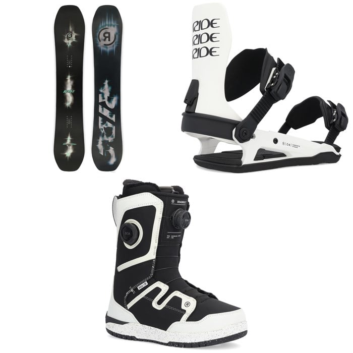 Ride - Algorythm Snowboard + C-6 Snowboard Bindings + Deadbolt Zonal Snowboard Boots 2025