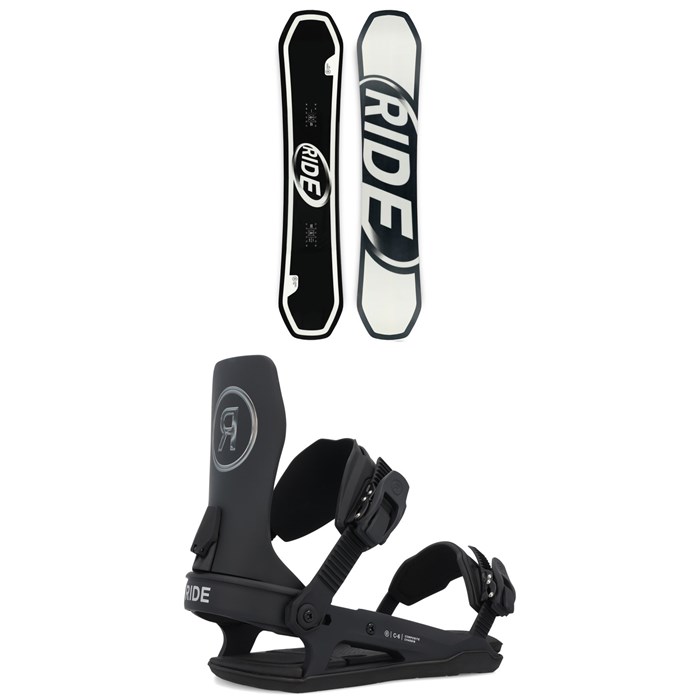 Ride - Zero Snowboard + C-6 Snowboard Bindings 2025