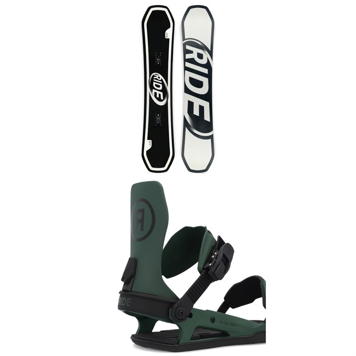 Ride - Zero Snowboard + C-6 Snowboard Bindings 2025