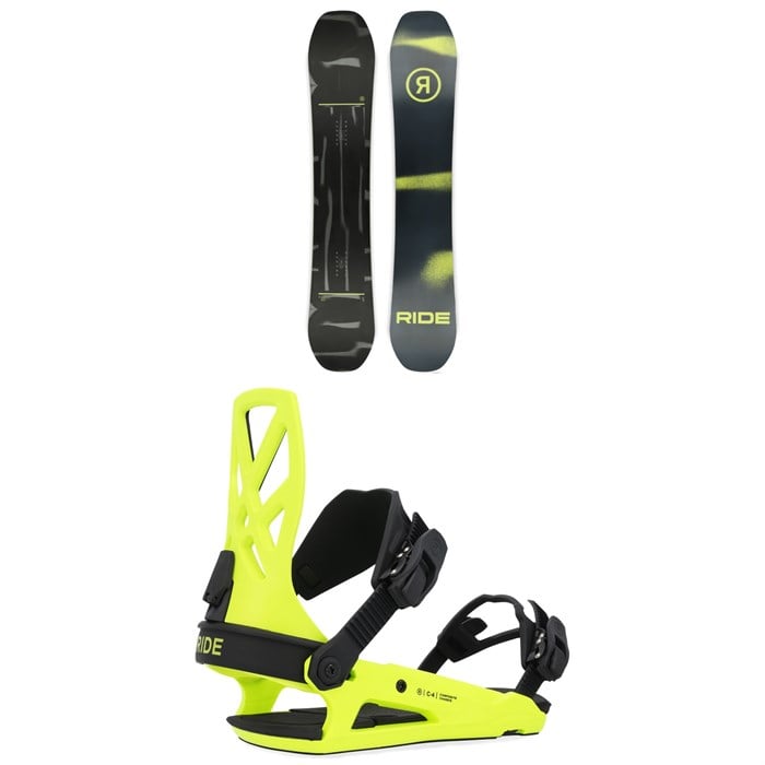 Ride - Manic Snowboard + C-4 Snowboard Bindings 2025