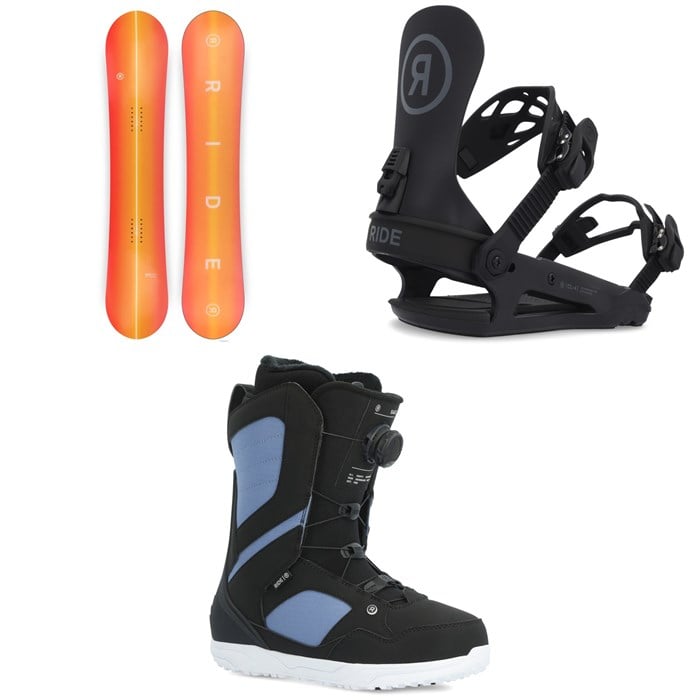 Ride - Heartbreaker Snowboard + CL-4 Snowboard Bindings + Sage Snowboard Boots - Women's 2025