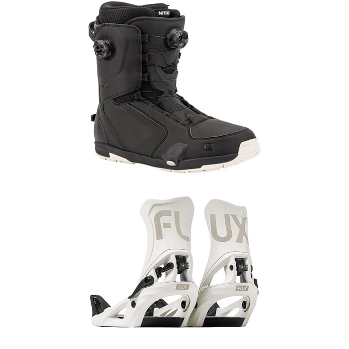 Nitro - Darkseid Step On Boa Snowboard Boots + Flux DS Step On Snowboard Bindings 2025