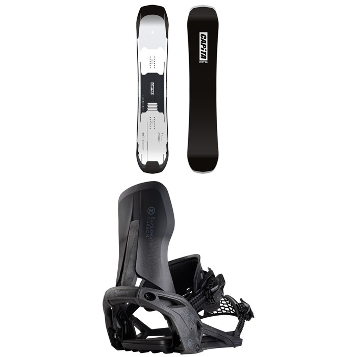 CAPiTA - Mega Death Snowboard + Nidecker Supermatic Carbon Snowboard Bindings 2025