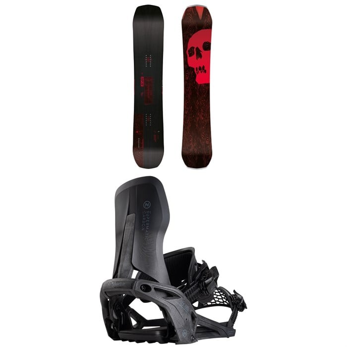 CAPiTA - The Black Snowboard Of Death Snowboard + Nidecker Supermatic Carbon Snowboard Bindings 2025