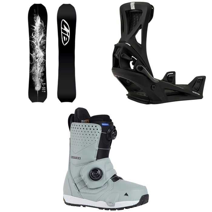 Lib Tech - T. Rice Orca Snowboard + Burton Step On Genesis Snowboard Bindings  + Photon Step On Snowboard Boots 2025