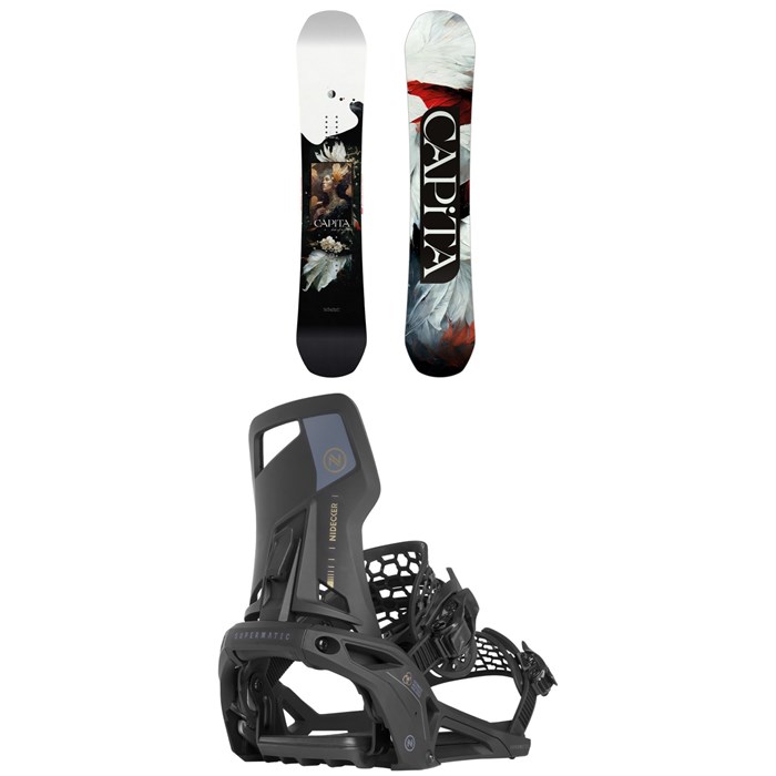 CAPiTA - Birds Of A Feather Snowboard + Nidecker Supermatic Snowboard Bindings - Women's 2025