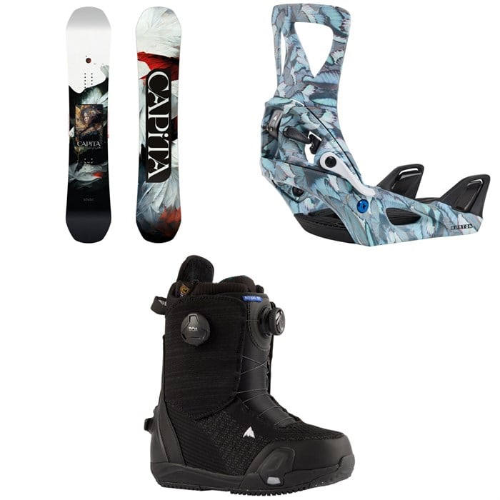 CAPiTA - Birds Of A Feather Snowboard + Burton Step On Snowboard Bindings + Ritual LTD Step On Snowboard Boots - Women's 2025