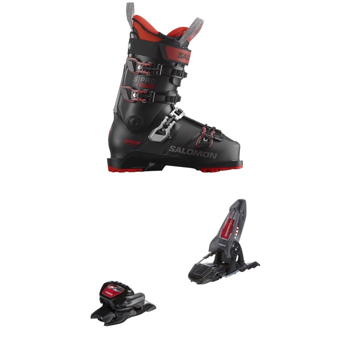 Salomon - S/Pro Alpha 100 Ski Boots + Marker Griffon 13 ID Ski Bindings