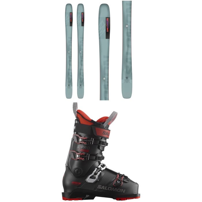 Salomon - QST 98 Skis + Salomon S/Pro Alpha 100 Ski Boots