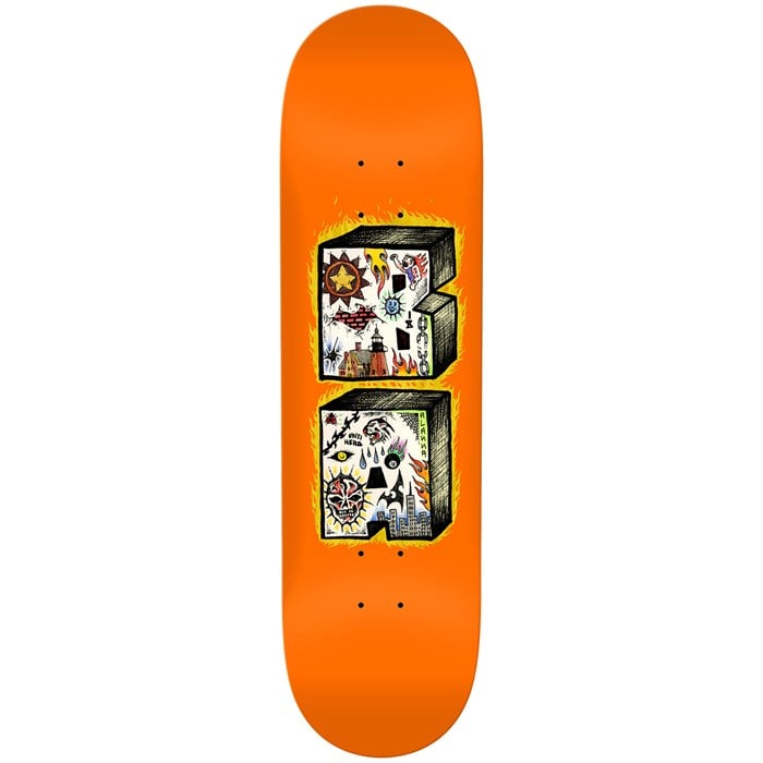 Anti Hero - B.A Stacked 8.75 Skateboard Deck