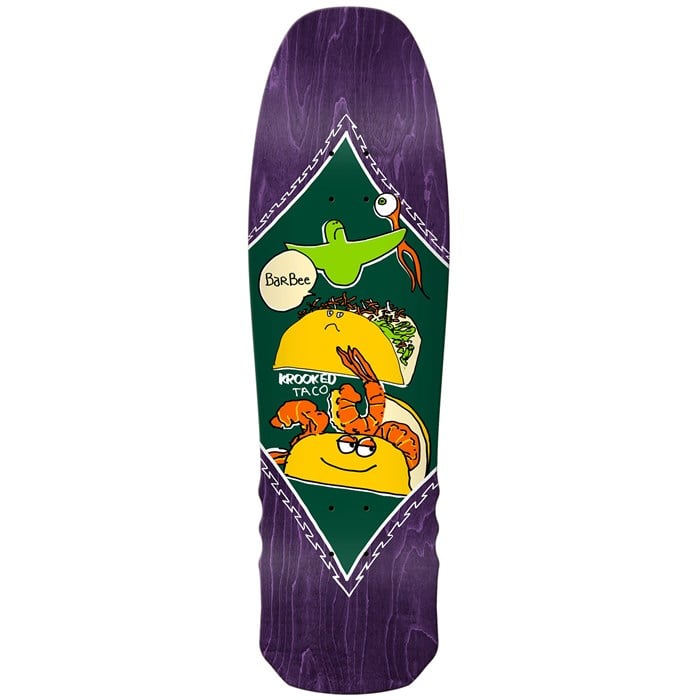 Krooked - Barbee Shrimp Taco 9.3 Skateboard Deck