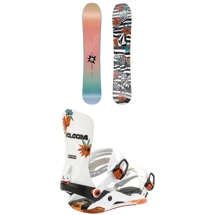 Nitro - Alternator x Volcom Snowboard + Phantom Snowboard Bindings 2025