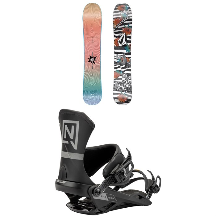 Nitro - Alternator x Volcom Snowboard + Team Pro Snowboard Bindings 2025