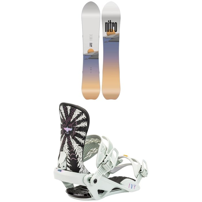 Nitro - Drop Snowboard + Ivy Snowboard Bindings - Women's 2025