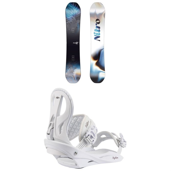 Nitro - Lectra Leaf Cam-Out Snowboard + Rythm Snowboard Bindings - Women's 2025