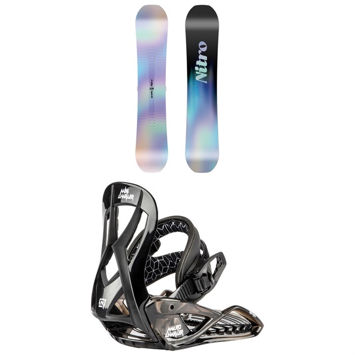 Nitro - Spirit Snowboard + Micro Charger Snowboard Bindings - Kids 2025