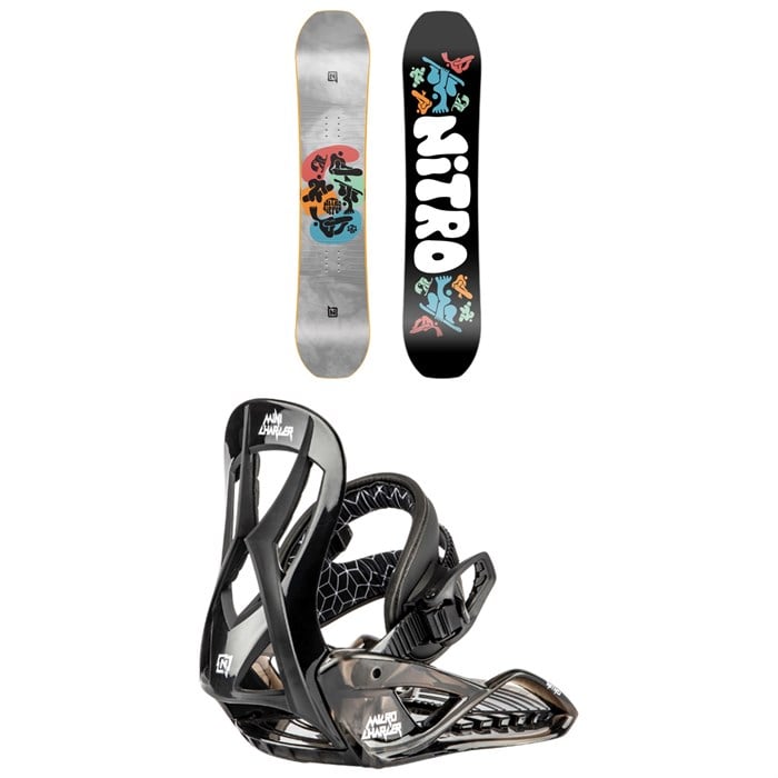 Nitro - Ripper Snowboard + Micro Charger Snowboard Bindings - Kids 2025