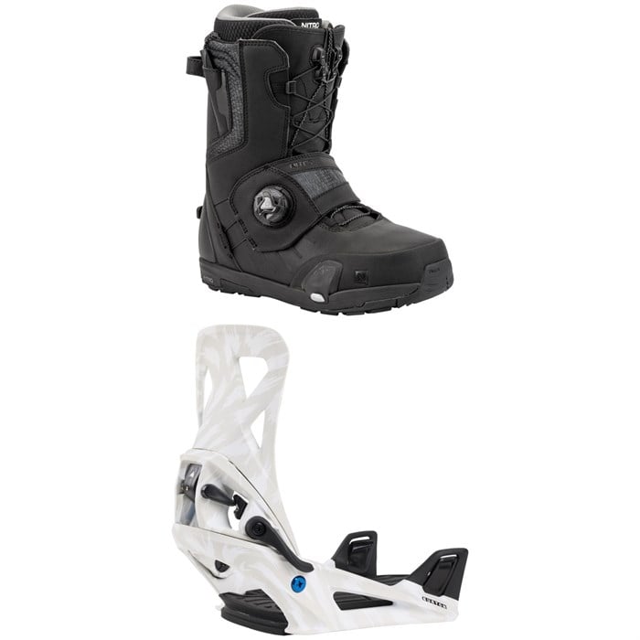 Nitro - Profile Step On TLS Snowboard Boots + Burton Step On Snowboard Bindings 2025