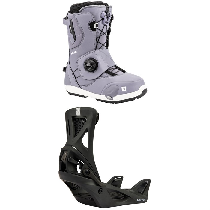 Nitro - Cave Step On TLS Snowboard Boots + Burton Step On Escapade Snowboard Bindings - Women's 2025